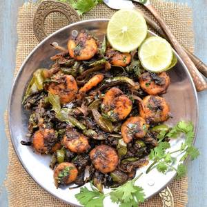 Prawns Pepper Fry 