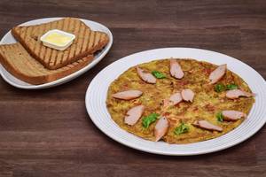 Chicken Sausage Cheese Omelette