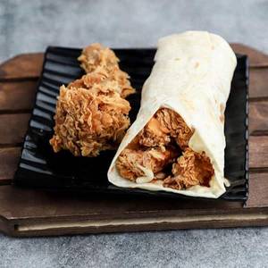 Chicken Wrap + Fried Chicken (1 Pc)