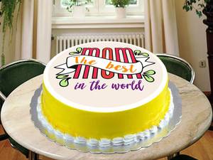 Best Mom In The World Cake