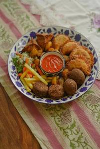 Hot Mezze Platter For Two