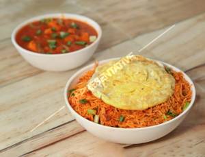 Veg Triple Schezwan Fried Rice
