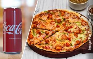 7"  Peri Per Chicken Pizza + Coke 300 Ml Can