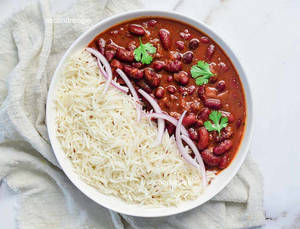 Rajma Rice With Papad