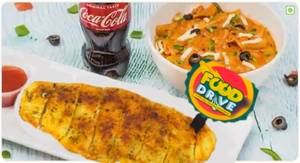 Italian Pasta ( Red/White) + Stuffed Veg (With Cheese) Garlic Bread + Cold Drink (500 Ml)