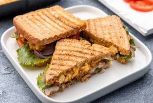 Paneer capsicum cheese sandwich                                                                