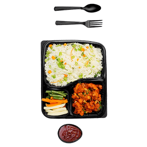 Veg Fried Rice & Gobi Manchurian