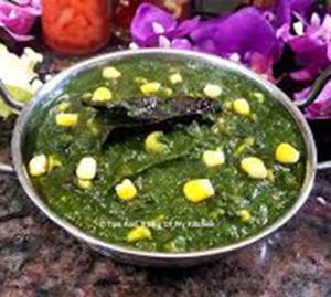Paneer Corn Palak Masala