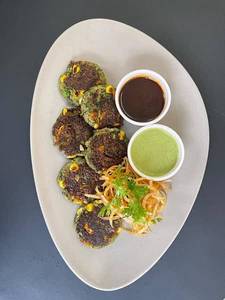 Broccoli Corn-spinach Kebabs