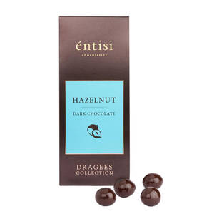 Hazelnut Coated with Dark Chocolate (50gms) - Vegan, Gluten Free
