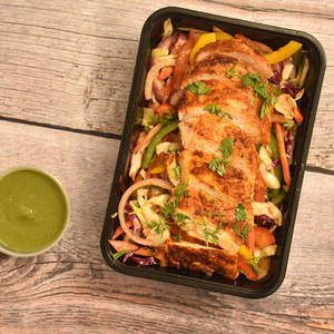 Tandoori Chicken Tikka Salad & Mint Dressing