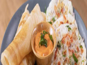 Paneer Dosa + Masala Dosa
