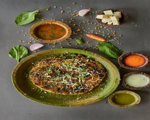 Veggie Palak Paneer Uthappam