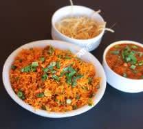 Triple schezwan rice