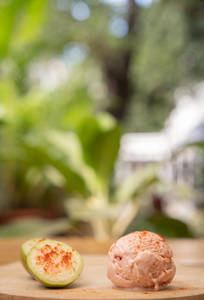 Chilli Guava Ice cream