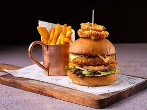 Mac And Double Cheese Burger