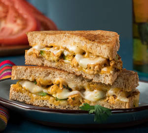 Chicken Cheesy Grilled Sandwich