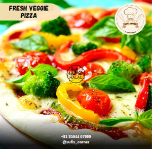 Fresh Veggie Pizza [8 Inches]