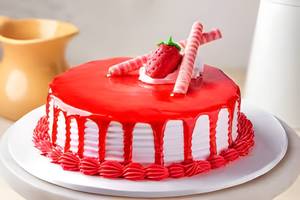 Strawberry cake [450 grams]