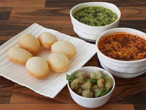 Suji Pani Golgappe 8Pcs