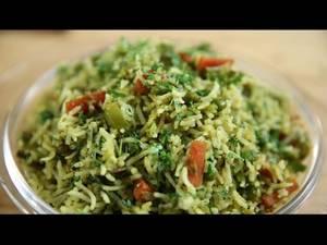 Green Coriandar Fried Rice Medium