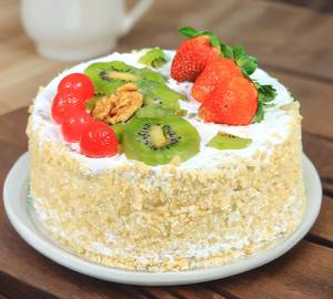 Fruit and nuts cake