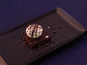 Brownie With Ice Cream