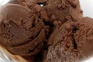 Belgian dark chocolate signature ice cream