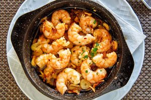 Garlic Prawns Dry