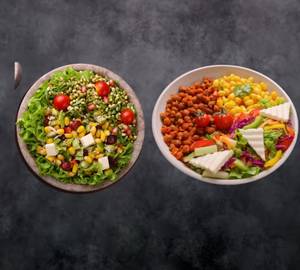Protein Bomb Salad + Chatpata Chana Salad
