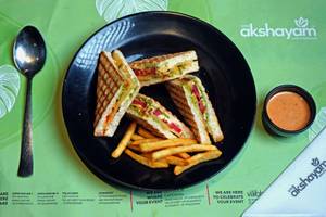 Spicy Aloo Cheese Sandwich