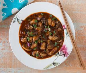 Mushroom chilli dry gravey                                                                                                                                                      