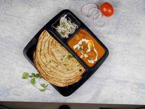 Lachha Parantha Curry Combo