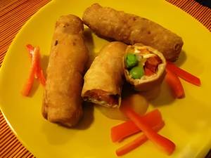 Chilli Paneer Roll
