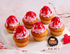 Strawberry Cupcake (6 Pieces)