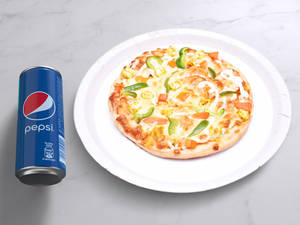 7"" Spicy Paneer Pizza + Cold Drink(Small)