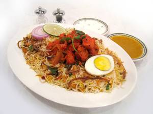 Special Boneless Chicken Fried Piece Biryani
