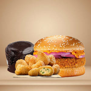1 Mexicano Burger + 6pcs Cheesy Bites + 1 Choco Lava Cake