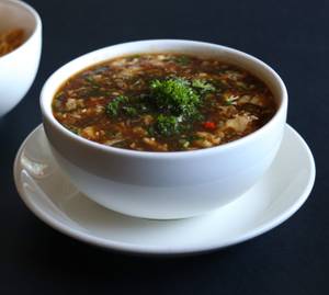 Veg Burnt Garlic Soup