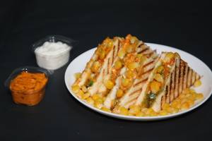 Corn and Cheese Sandwich