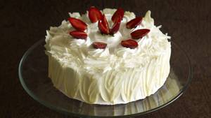 White Forest Cake