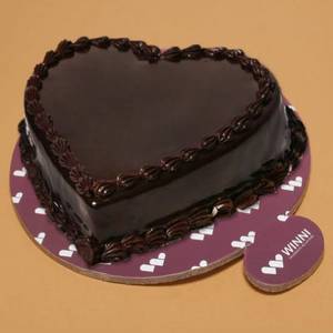 Chocolate Heart Shape Cake[450 Gms ]