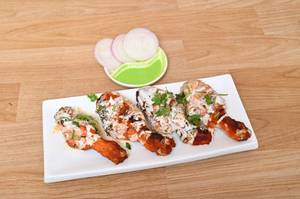 Chicken malai tangadi kebab with cream butter [4 pieces]