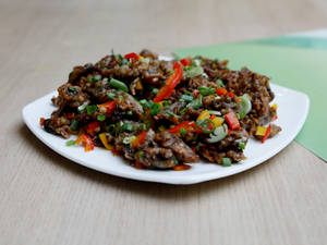Mushroom Pepper Fry