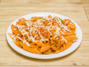 Veg White Sauce Penne Pasta