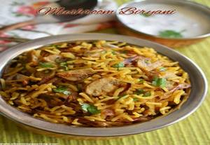 Mushroom Biriyani