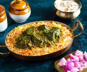 Haryali Chaap Biryani