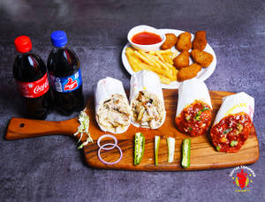 Chef Shawarma + Mexican Shawarma + French Fries +Cold Drink
