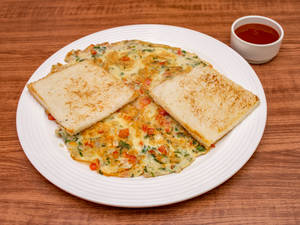 Bread Omelette [4 Eggs] With Amul Butter