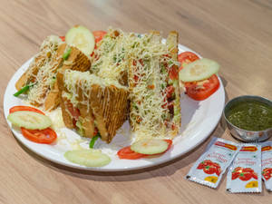 Double Decker Grilled Sandwich 